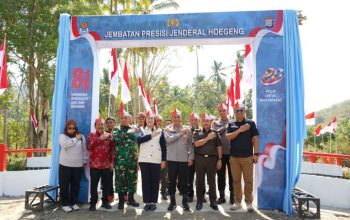 Kapolda Sulteng Resmikan Jembatan Presisi Jenderal Hoegeng, Akses Kini Makin Cepat