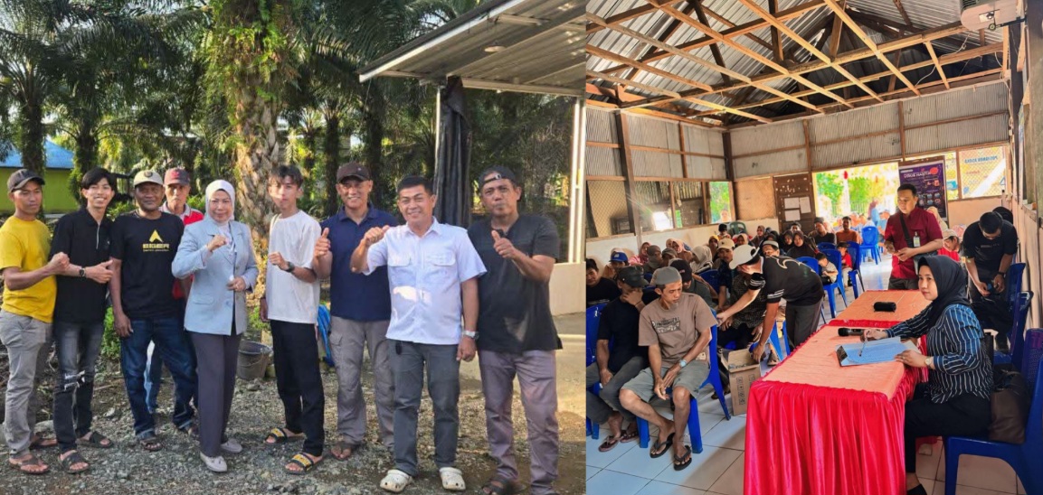 Reses di Desa Towara Pantai dan Ungkea, Warda Dg Mamala Bantu Masjid dan WIA Rp120 Juta