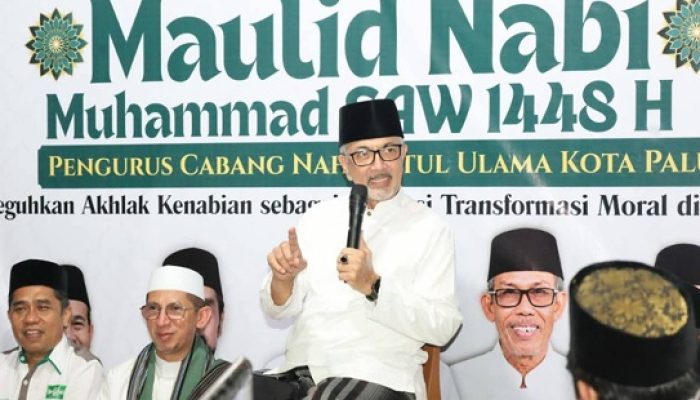 Maulid Nabi di PCNU Palu, KH Zainal Abidin Ajak Umat Kedepankan Persatuan