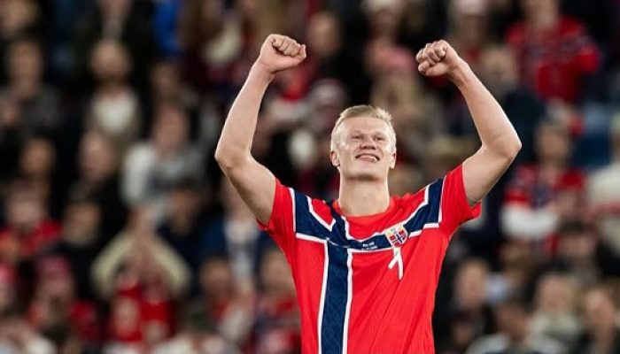Haaland Menggila, Gol Internasionalnya Lewati Dua Legenda