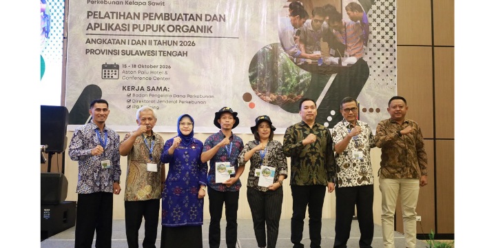 BPDP, Ditjenbun dan IPB Training Latih 70 Petani Sawit Morut Bikin Pupuk Organik