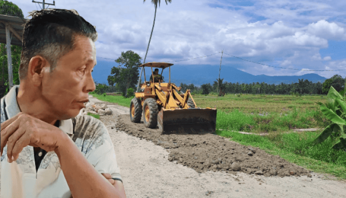 Merasa Prihatin, Ko Cui Rogoh Dana Pribadi Perbaiki 2,5 Km Jalan Rusak di Tolitoli