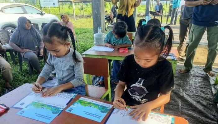 Mewarnai dan Kwartet Bertema Lingkungan, Meriahkan HUT ke-81 RI di Desa Oncone