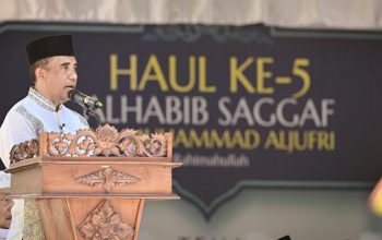 Ribuan Jamaah Hadiri Haul ke-5 Habib Saggaf, Anwar Hafid Kenang Pesan Sang Ulama