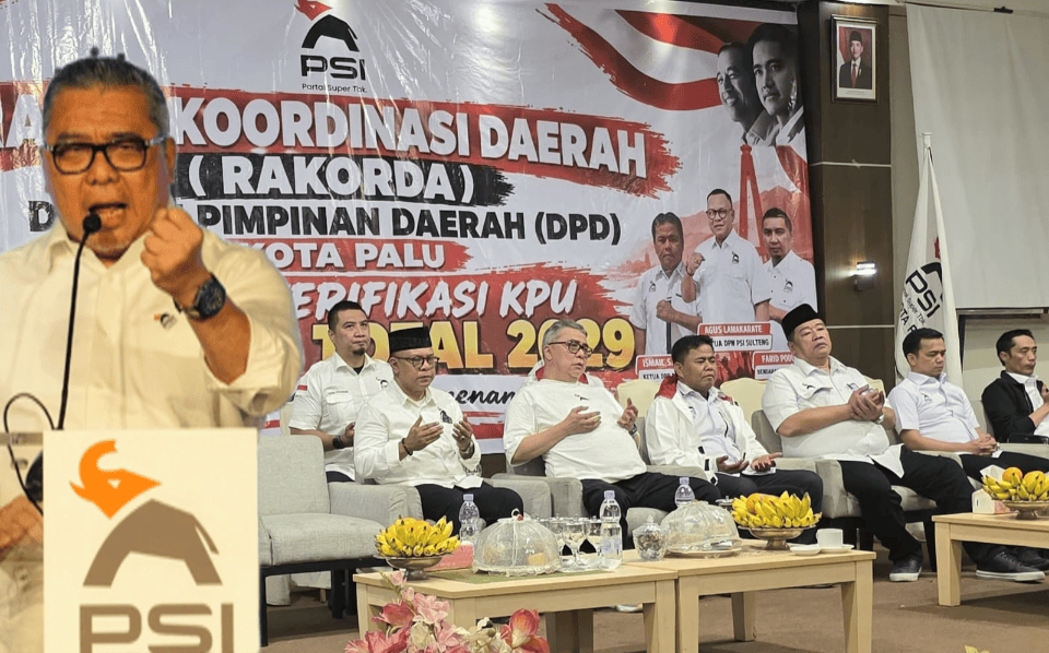 Ahmad Ali Ajak Loyalisnya Gabung PSI, Optimis Kuasai Sulteng