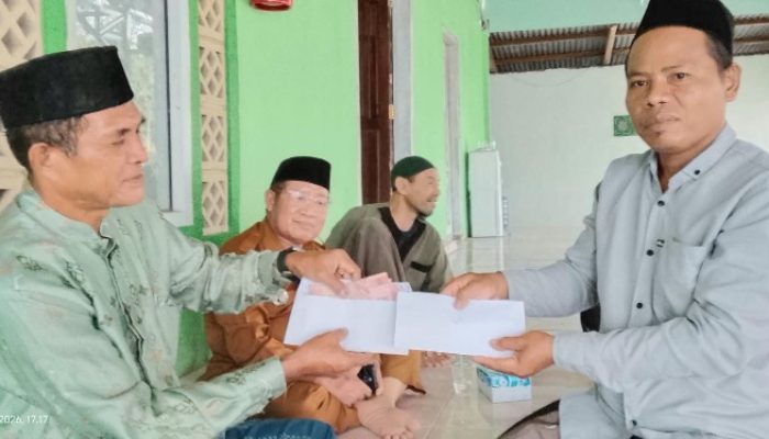 PHBI Morowali Utara Salurkan Bantuan ke Masjid di Lemboraya