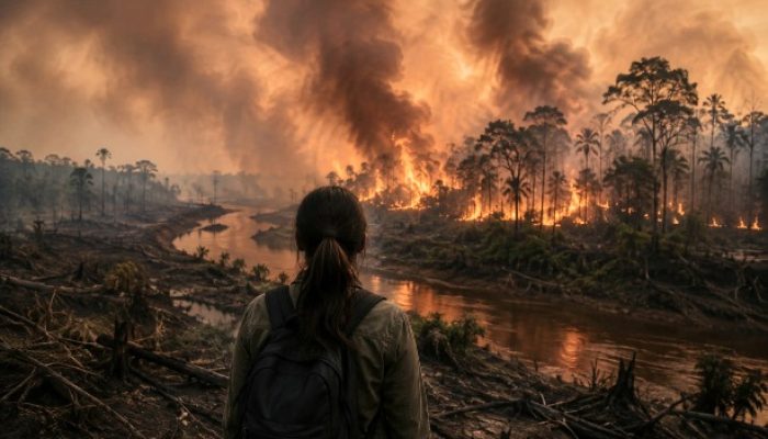 KALIMANTAN TERBAKAR, DUNIA MELIHAT