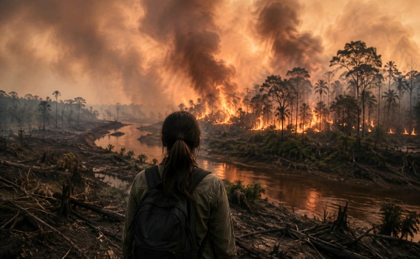 KALIMANTAN TERBAKAR, DUNIA MELIHAT
