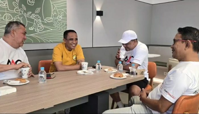 Didampingi Pengurus AAC, Ahmad Ali Ngopi dengan Gubernur Sulteng