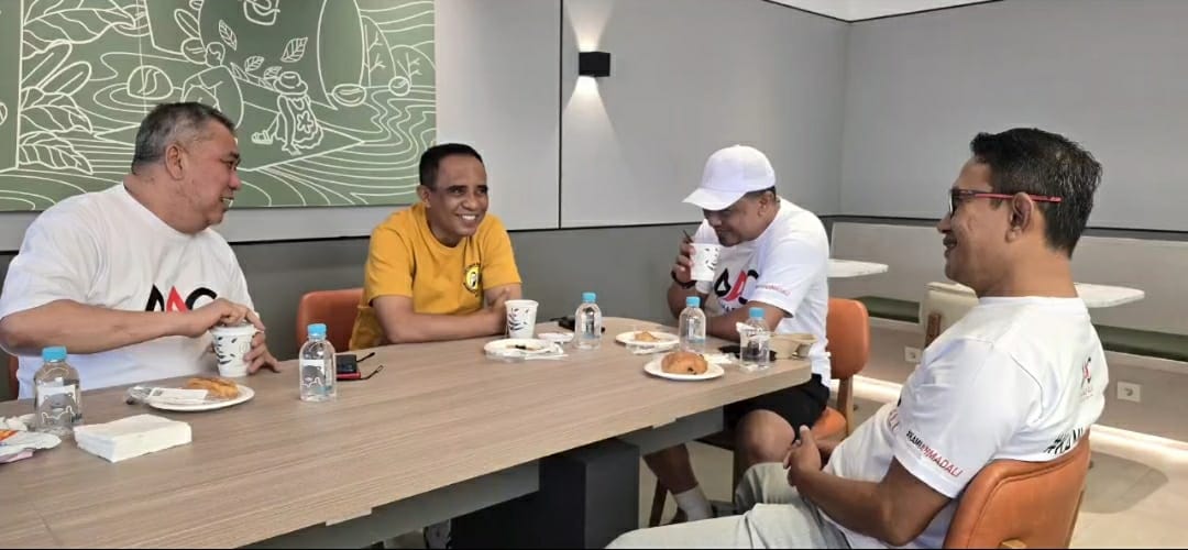 Ahmad Ali Ngopi Bareng Gubernur Sulteng