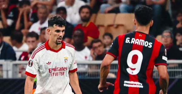 Rossoneri Keok di Kandang, Benfica Hancurkan Debut AC Milan di Liga Europa