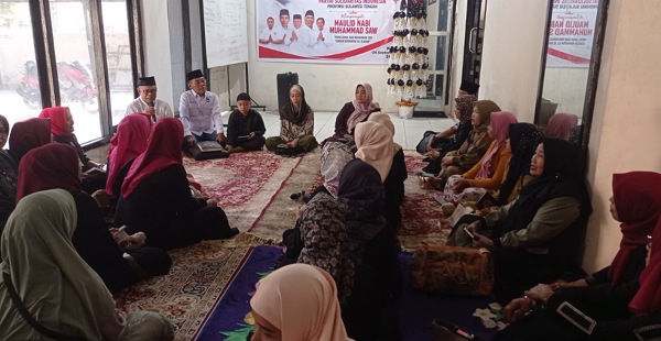 Maulid Nabi 1448 H di Sekretariat PSI Sulteng Berlangsung Khidmat