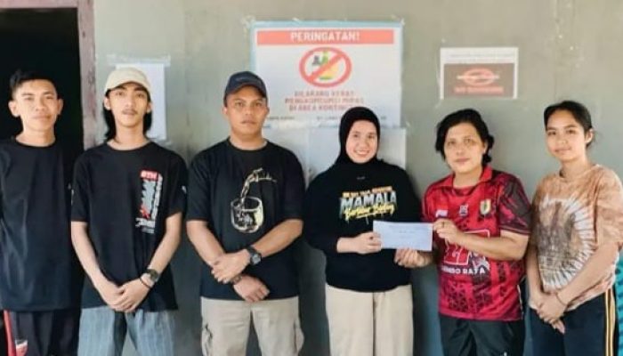 Terharu dengan Perjuangan Tim Tinompo 2, Ketua DPRD Morut Bantu Dana Rp5 Juta