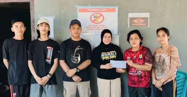 Terharu dengan Perjuangan Tim Tinompo 2, Ketua DPRD Morut Bantu Dana Rp5 Juta