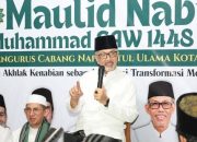 Maulid Nabi di PCNU Palu, KH Zainal Abidin Ajak Umat Kedepankan Persatuan