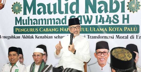 Maulid Nabi PCNU Palu, KH Zainal Abidin Tekankan Persatuan dan Kemanusiaan