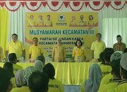 Muscam III Golkar Mamosalato Digelar, Rustam Wiyono Terpilih Ketua PK