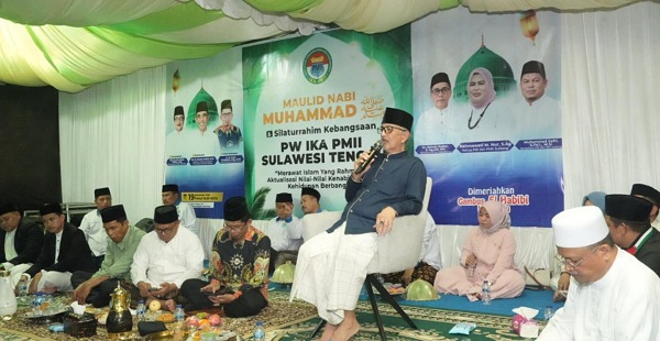 Maulid IKA PMII Sulteng, Pesan Prof Zainal soal Islam dan Perbedaan