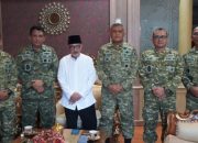 Prof Zainal Abidin Sambut Silaturahmi PJU Kodam XXIII Palakawira