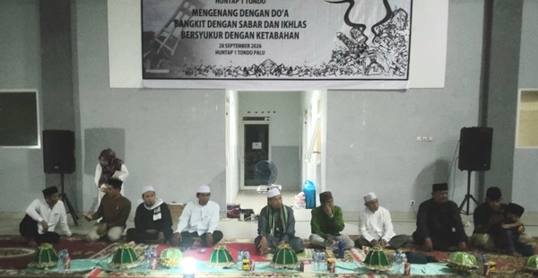 Warga Huntap Tondo Doa Bersama, Mengenang Bencana 28 September 2018