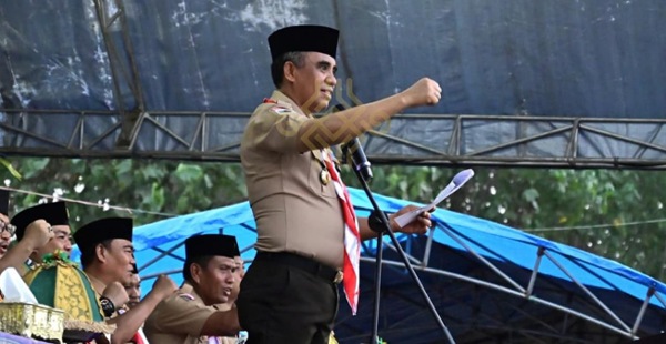 Gubernur Sulteng Tekankan Keberanian dan Integritas di Kemah Pramuka Banggai