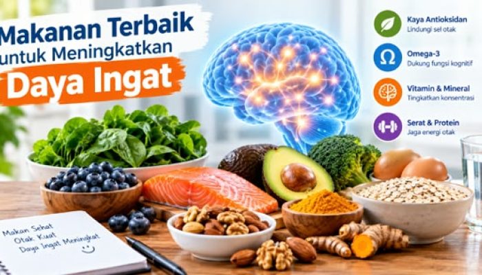 Ingin Menjaga Daya Ingat? 5 Makanan Ini Punya Nutrisi yang Baik untuk Otak