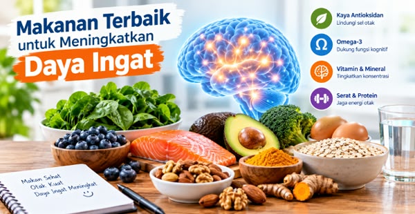 Ingin Menjaga Daya Ingat? 5 Makanan Ini Punya Nutrisi yang Baik untuk Otak