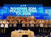 Polda Sulteng Gelar Rakernis SDM, Ini Pesan Wakapolda Helmi Kwarta
