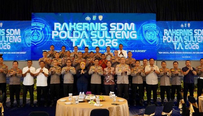 Polda Sulteng Gelar Rakernis SDM, Ini Pesan Wakapolda Helmi Kwarta