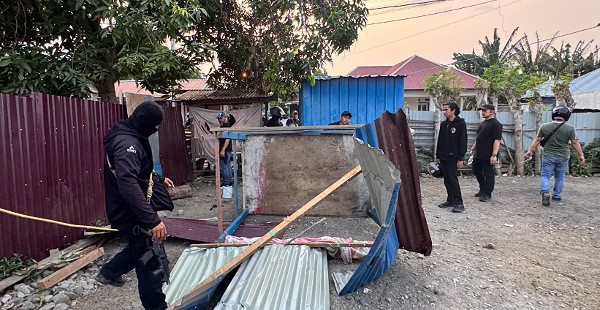 Polisi Gerebek Kampung Narkoba di Kayumalue, 7 Orang Diamankan