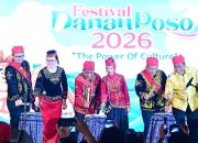 Festival Danau Poso 2026 Dibuka, Anwar Hafid Dorong UMKM dan Pariwisata