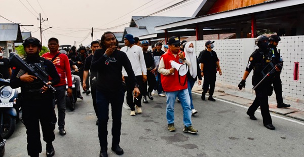 Polda Sulteng dan BNNP Kembali Gerebek Kampung Narkoba, Dua Orang Diamankan
