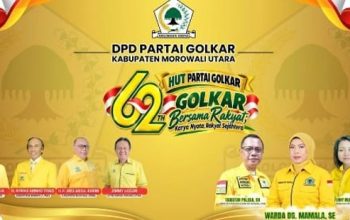 HUT ke-62, Golkar Morut Syukuran dan Beri Santunan